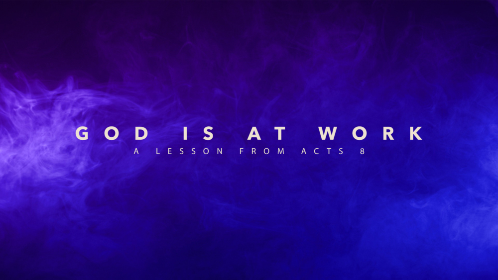 God Is At Work Image